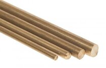 Messing Staf Rond Massief