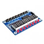 TM1638 LED display module 8-bit