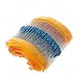 Assortiment 600 weerstanden 1/4W 1% metal film 