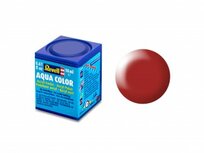 Aqua Color 36330 Fiery Red Silk, 18ml
