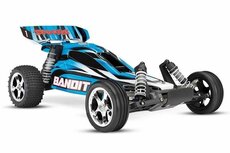 Traxxas BANDIT 1/10 XL-5 2WD TQ 2.4GHZ Blauw TRX24054-1B met Accu en Lader