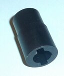 Raboesch koppelstuk SLEUF nylon R102-01