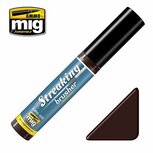 MIG-1252 Streaking Brusher: Red Brown