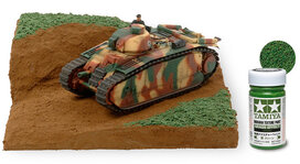 Diorama Texture Paint 100ml - Grass Effect: Green Ramiya 87111