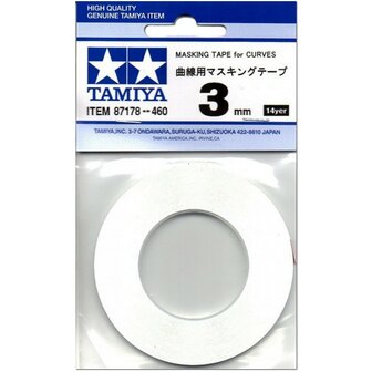 Tamiya Masking Tape for Curve 3mm 87178