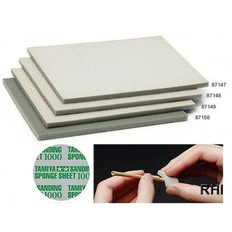 Tamiya 87150 Sanding/Polishing Sponge Sheet  1500 