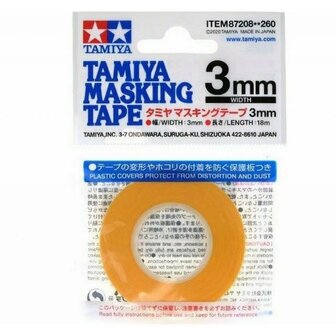 Tamiya Masking Tape 18 m x 3 mm - 87208