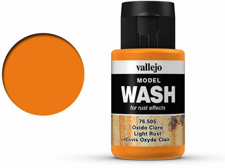 Vallejo Model Wash: Light Rust 76.505