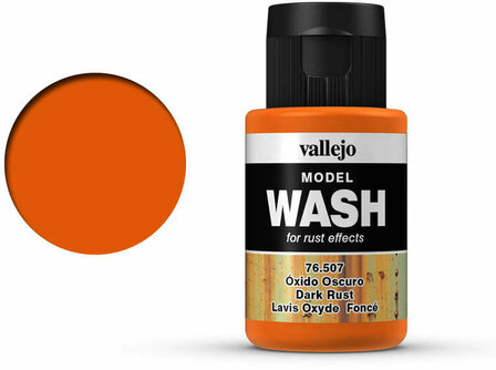 Vallejo Model Wash: Dark Rust 76.507