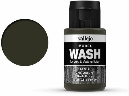 Vallejo Model Wash: Dark Grey 76.517