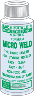 MICRO WELD Styrene Cement MICROSCALE
