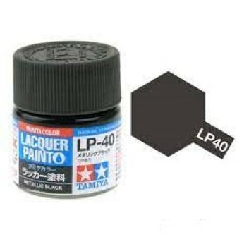 Tamiya LP-40 Metallic Black 10 ml