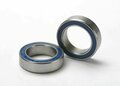 Ball bearings, blue rubber sealed (10x15x4mm) (2) TRX5119